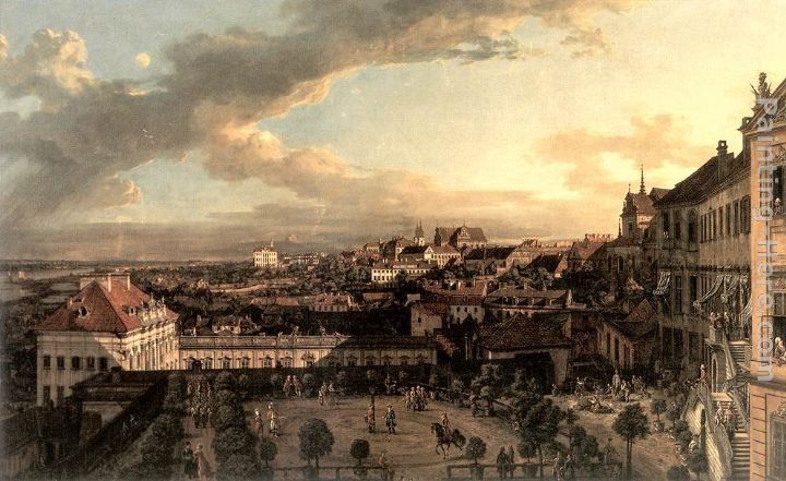 Bernardo Bellotto View of Warsaw from the Royal Palace